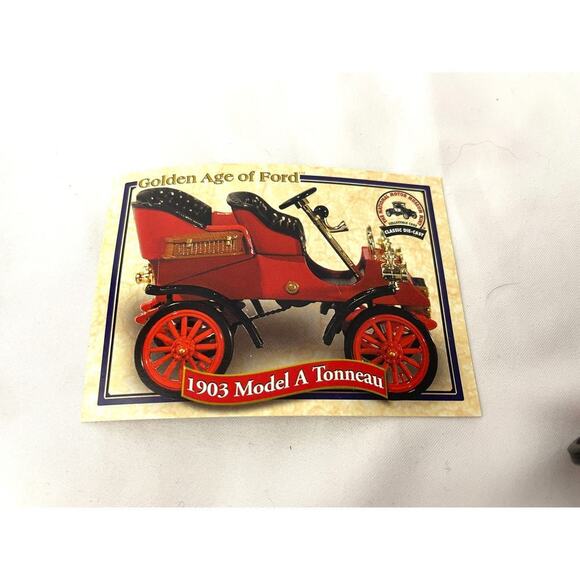 New 1903 Ford Model A Tonneau Red 1/32 National Motor Museum Mint COA - Picture 5 of 11